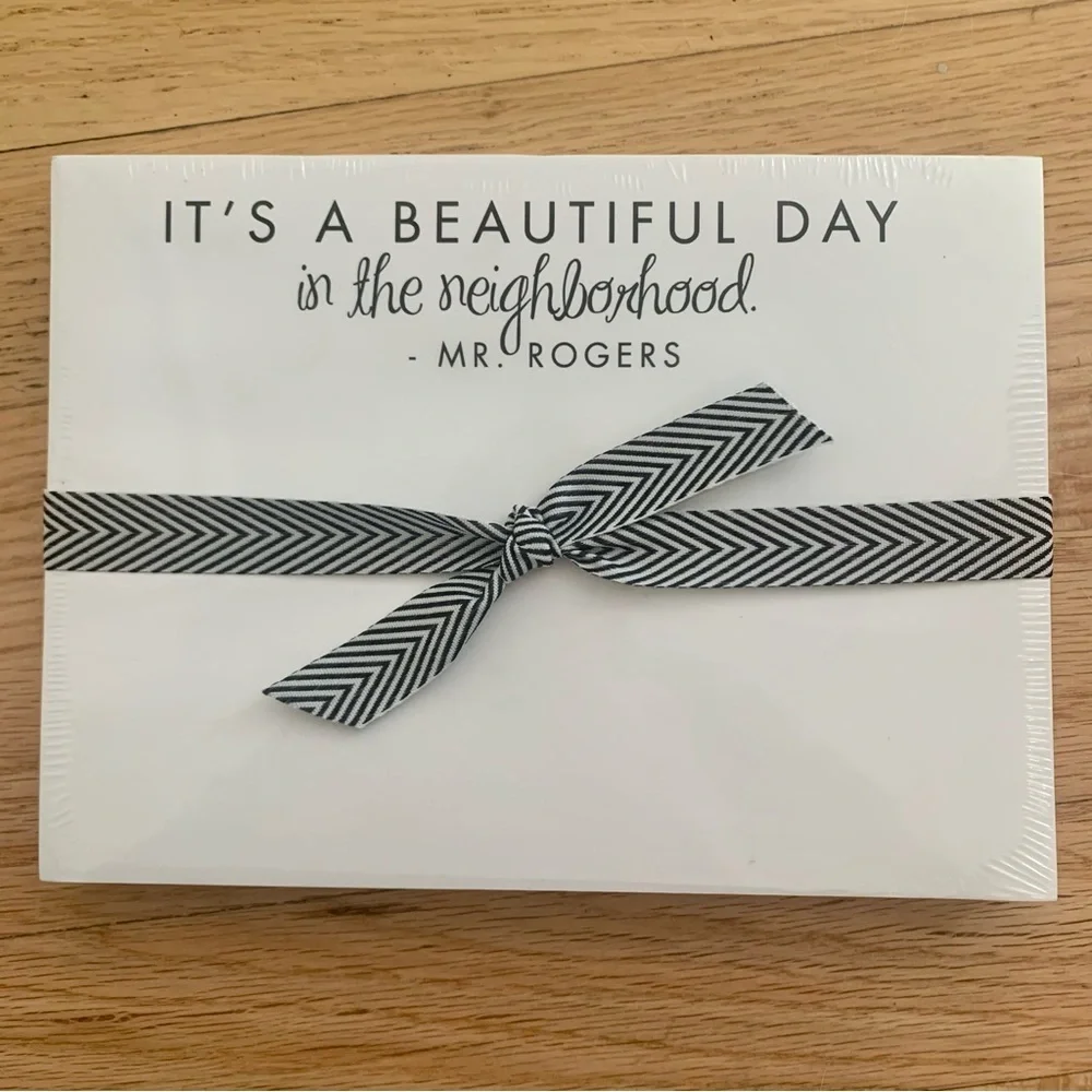 NWT Rosanne Beck Note Pad Mr. Rogers “It’s A Beautiful Day In The Neighborhood”